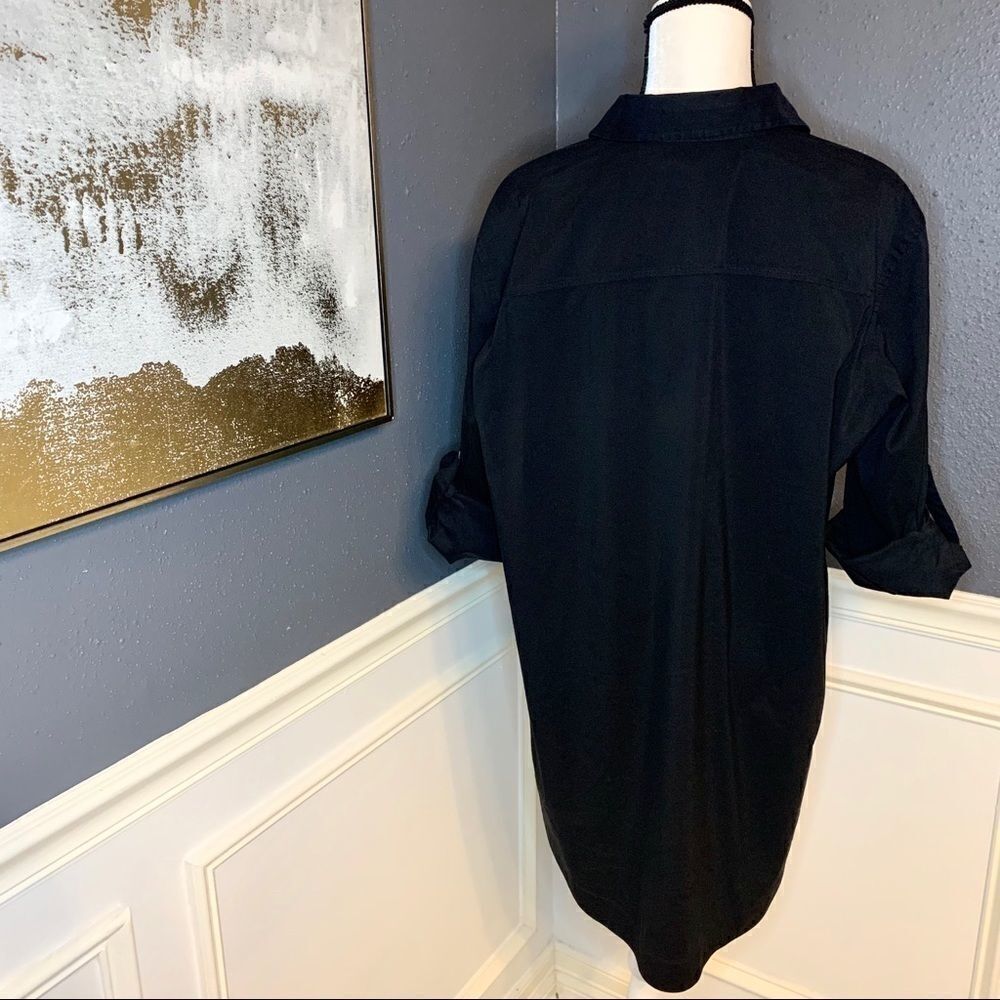 Lafayette 148 New York Jaycee button down tunic - Picture 5 of 8